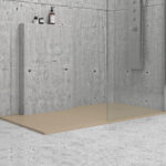 Ντουζιέρα ορθογώνια υψηλής αντοχής CLASSIC Beige KARAG 100x70cm