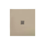 Ντουζιέρα τετράγωνη υψηλής αντοχής CLASSIC Beige KARAG 90x90cm