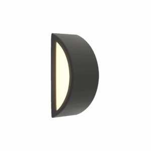 it-Lighting Clear 1xΕ27 Outdoor Up-Down Wall Lamp Anthracite D32cmx13cm (80202744)