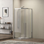 Καμπίνα ημικυκλική με διάφανο κρύσταλλο ELYSIUM 200 KARAG 90x90x200cm