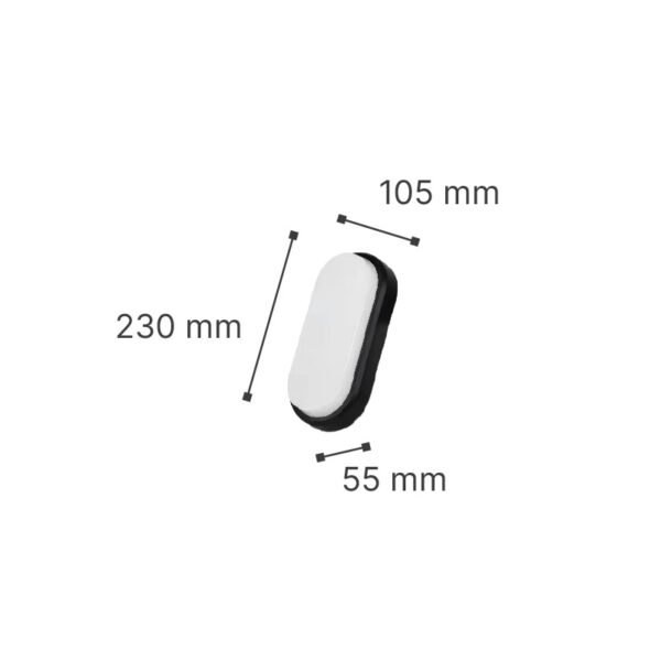 it-Lighting Echo LED 15W 3CCT Outdoor Wall Lamp White D:23cmx10.5cm (80202920) - Image 2