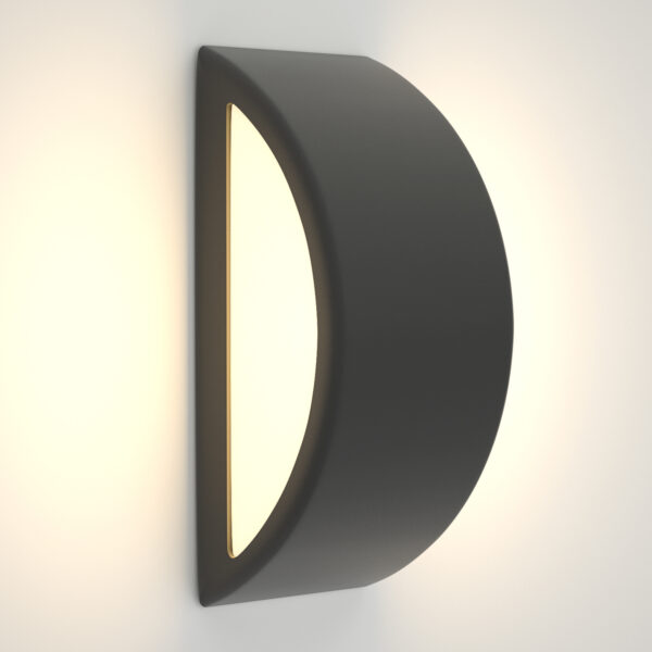 it-Lighting Clear 1xΕ27 Outdoor Up-Down Wall Lamp Anthracite D32cmx13cm (80202744) - Image 2