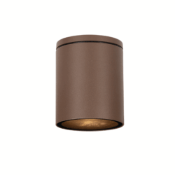 ^GU10  ROUND CEILING LUMINAIRE 230V AC RUSTY IP65 GU10 MAX.35W