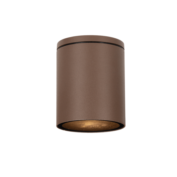 ^GU10  ROUND CEILING LUMINAIRE 230V AC RUSTY IP65 GU10 MAX.35W