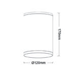 ^E27 PAR30  ROUND CEILING LUMINAIRE 230V AC DARK GREY IP65 MAX.35W - Image 2