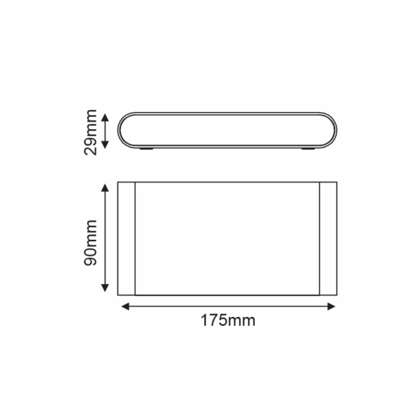 LED SMD WALL LUMINAIRE 11W 570LM 60° 230V AC 3.000K MATT WHITE CRI80 IP54 30.000HRS - Image 2