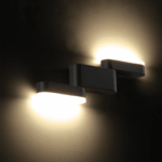 ^LED SMD WALL LUMINAIRE 9W 480LM 110° 230V AC 3.000K DARK GREY CRI80 IP54 30.000HRS - Image 2