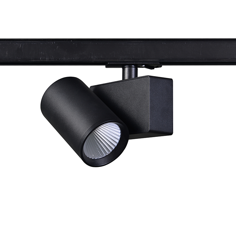 LISOR2040B2 SAND BLACK LED TRACK LUMINAIRE 20W 4000K 1-PHASE 38° 2400LM 230V AC Ra80 5YRS