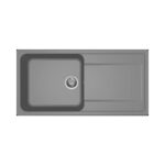 Νεροχύτης κουζίνας LIFE 480 Titanium 73 ELLECI 100x50cm