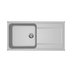 Νεροχύτης κουζίνας LIFE 480 Aluminium 79 ELLECI 100x50cm