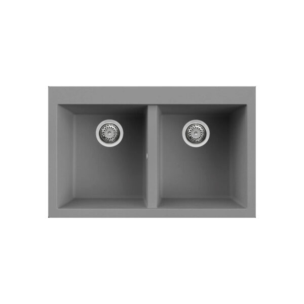 Νεροχύτης κουζίνας QUADRA 350 Titanium 73 ELLECI 79x50cm