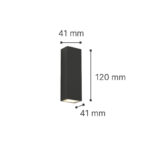 it-Lighting Lanier LED 5W 3000K Outdoor Up-Down Adjustable Wall Lamp Anthracite D:12cmx4.1cm (80201041) - Image 6