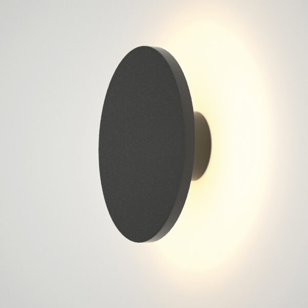 it-Lighting Geneva LED 8W 3CCT Outdoor Wall Lamp Anthracite D:17cmx5.5cm (80201140) - Image 2