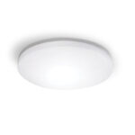 ΛΕΥΚΟ ΣΤΡΟΓΓΥΛΟ Φ/Σ LED ΜΕ ΑΙΣΘΗΤΗΡΑ ΚΙΝ. 24W 2400Lm CCT(3000/4000/6500K) Φ280mm 120° 230V IP54 Ra80