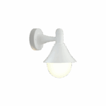 it-Lighting Rabun 1xE27 Outdoor Wall Lamp White D:24.5cmx23.5cm (80202524)