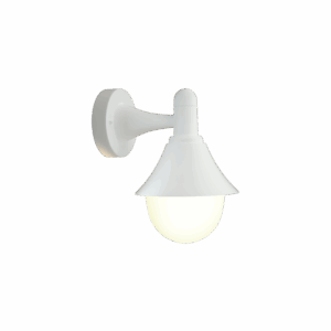 it-Lighting Rabun 1xE27 Outdoor Wall Lamp White D:24.5cmx23.5cm (80202524)