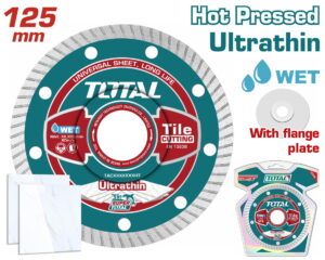 TOTAL ΔΙΑΜΑΝΤΟΔΙΣΚΟΣ UNIVERSAL ΥΓΡΑΣ ΚΑΙ ΞΗΡΑΣ ΚΟΠΗΣ 125 Χ 22.2mm Χ 1.2mm ΛΕΠΤΟΣ (TAC2131251HT)