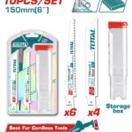 TOTAL ΛΑΜΑ ΣΠΑΘΟΣΕΓΑΣ ΜΕΤΑΛΛΟΥ+ΞΥΛΟΥ 150mm 10ΤΕΜ (TAC521002)