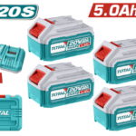 TOTAL ΕΠΑΓΓ. ΣΕΤ 4τεμ ΜΠΑΤ. TFBLI2053 Li-ion 20V / 5Ah + 1τεμ ΤΑΧΥΦΟΡΤΙΣΤΗΣ TFCLI2082 (TFBCLI20285E)