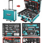 TOTAL ΕΠΑΓΓ. ΤΡΟΧΗΛΑΤΗ ΒΑΛΙΤΣΑ ΑΛΟΥΜ. ΜΕ 147 ΤΕΜ ΕΡΓΑΛΕΙΑ (THKTHP21476)