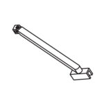 Αντηρίδα κράτησης κρυστάλλου ντουζιέρας για TINOS Gun Metal KARAG 73