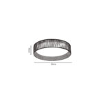 Inlight Πλαφονιέρα οροφής LED 24W 3CCT (by switch on base) από σχοινί και ακρυλικό D:33cm (42039-C) - Image 2