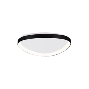 Inlight Πλαφονιέρα οροφής LED 25W 3CCT από μαύρο μέταλλο και ακρυλικό D:61