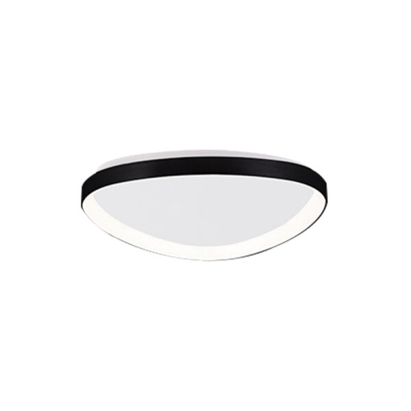 Inlight Πλαφονιέρα οροφής LED 25W 3CCT από μαύρο μέταλλο και ακρυλικό D:61