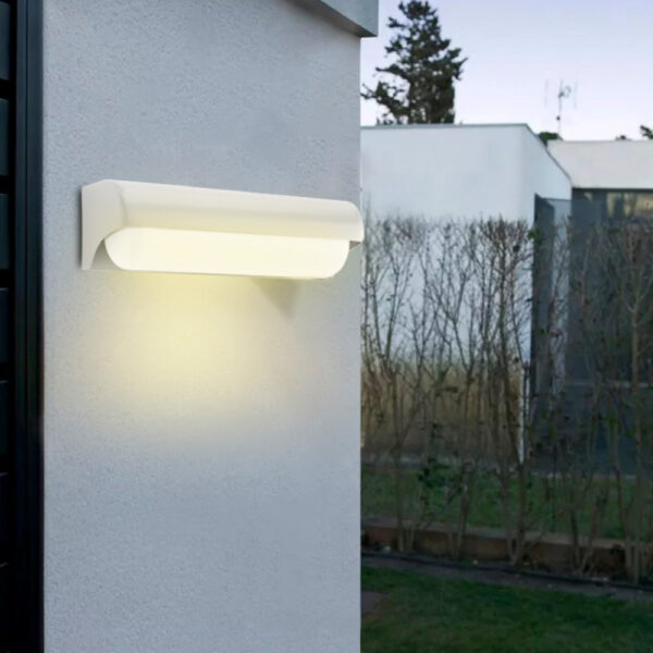 it-Lighting Erie LED 10W 3CCT Outdoor Wall Lamp White D:26,1cmx7cm (80203020) - Image 3
