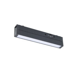 Inlight Γραμμικό φωτιστικό LED 20W 3CCT για ultra thin ράγα σε μαύρη απόχρωση D:62X2