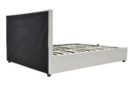 Κρεβάτι Roi pakoworld 160x200 PU λευκό ματ + αποθηκευτικό χώρο - Image 6