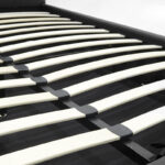 Κρεβάτι Roi pakoworld 160x200 PU μαύρο ματ + αποθηκευτικό χώρο - Image 8