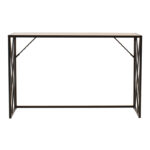 Κονσόλα Ivy pakoworld χρώμα καρυδί-μαύρο 120x35x75εκ - Image 3