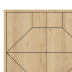Μπουφές Dune pakoworld σε φυσική απόχρωση 181x35x77.4εκ - Image 5