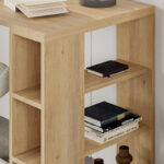 Γραφείο Colmar pakoworld σε oak απόχρωση 140x60x75εκ - Image 3