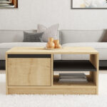 Τραπέζι σαλονιού Narli pakoworld σε oak απόχρωση 90x60x45εκ - Image 3