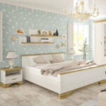 Κομοδίνο Jaden pakoworld golden oak-λευκό antique 49x41x47εκ - Image 2