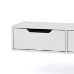 Κονσόλα επιτοίχια Alberto pakoworld σε λευκή απόχρωση 100x32.5x22εκ - Image 2