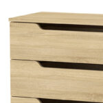 Συρταριέρα Azenor pakoworld 4ων συρταριών sonoma 72x38x83εκ - Image 2