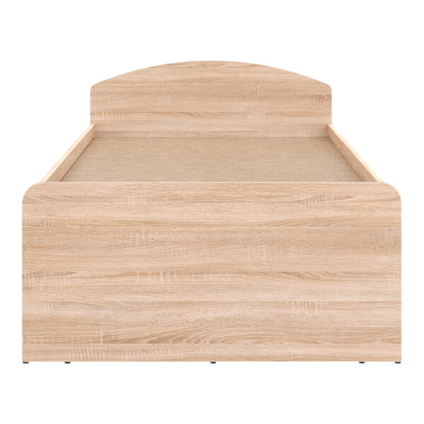 Κρεβάτι Regan pakoworld με συρτάρια σε oak απόχρωση 90x200εκ - Image 5