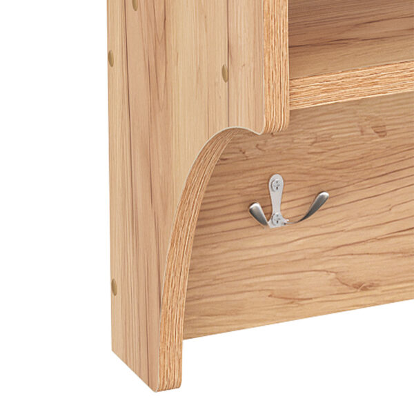 Κρεμάστρα Crosta pakoworld σε oak απόχρωση 80x28x40εκ - Image 3