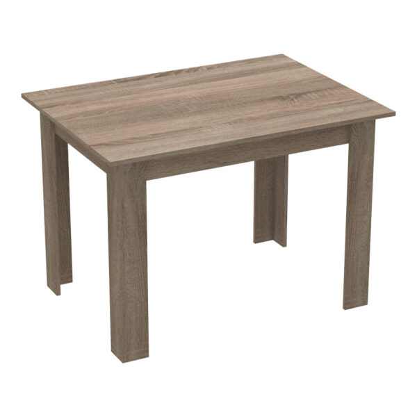 Τραπεζαρία Manka-Bella pakoworld σετ 5τεμ σε sonoma truffle απόχρωση 110x80x70εκ - Image 5