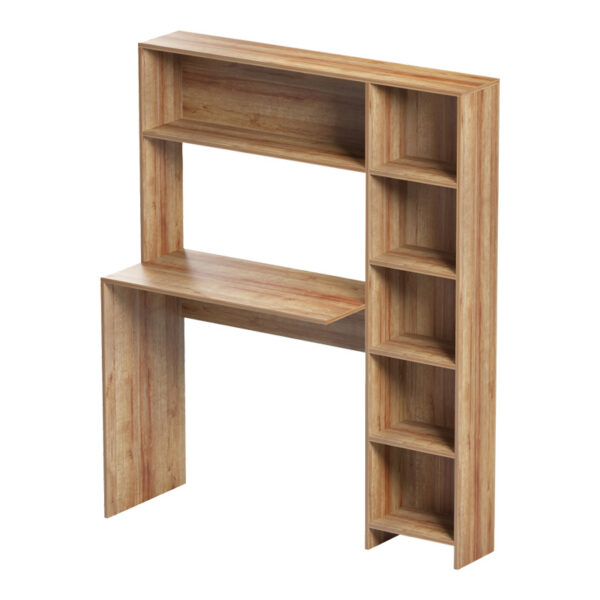 Γραφείο με βιβλιοθήκη Janson pakoworld σε oak απόχρωση 113.2x40x141.8εκ - Image 4