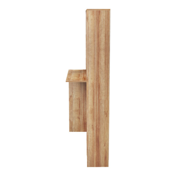 Γραφείο με βιβλιοθήκη Janson pakoworld σε oak απόχρωση 113.2x40x141.8εκ - Image 6