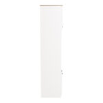 Ντουλάπα κουζίνας Rowan pakoworld σε λευκή-sonoma απόχρωση 60x42x182εκ - Image 5