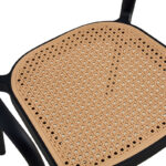 Πολυθρόνα Ember στοιβαζόμενη pakoworld με UV protection PP μπεζ-μαύρο 52.5x56.5x81εκ. - Image 6