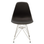 Καρέκλα Adelle pakoworld PP μαύρο-inox πόδι 46x55x81εκ - Image 4