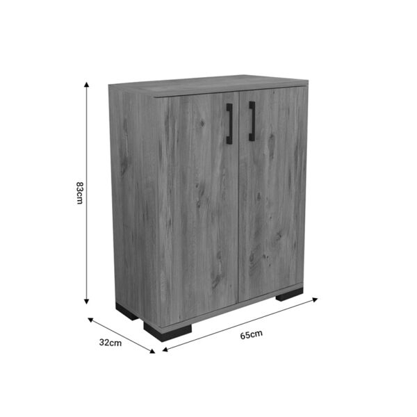 Ντουλάπι Yven pakoworld oak μελαμίνης 65x32x83εκ - Image 7