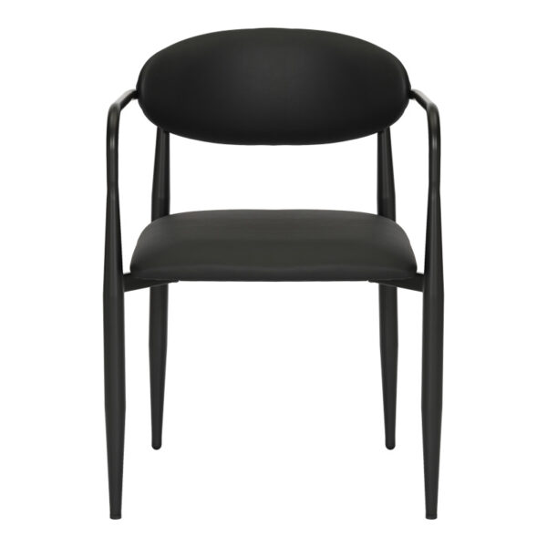 Πολυθρόνα Kalone pakoworld pu σε μαύρη απόχρωση 56x55x78εκ - Image 5