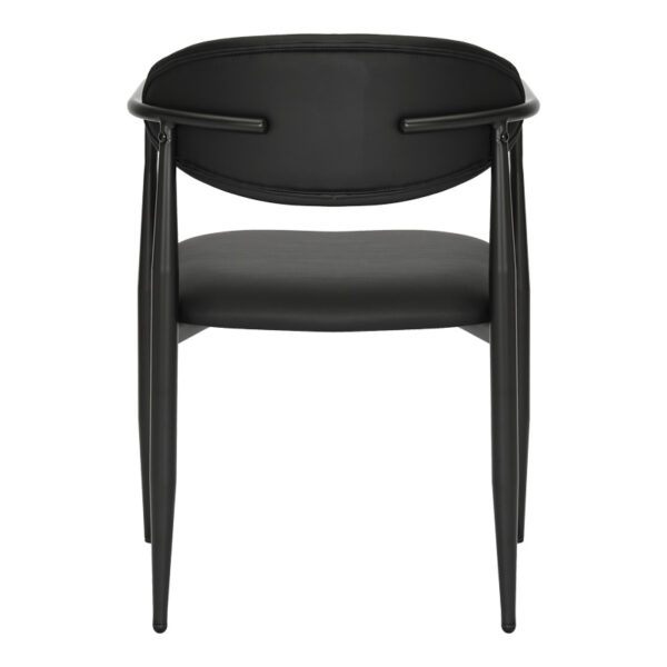 Πολυθρόνα Kalone pakoworld pu σε μαύρη απόχρωση 56x55x78εκ - Image 6